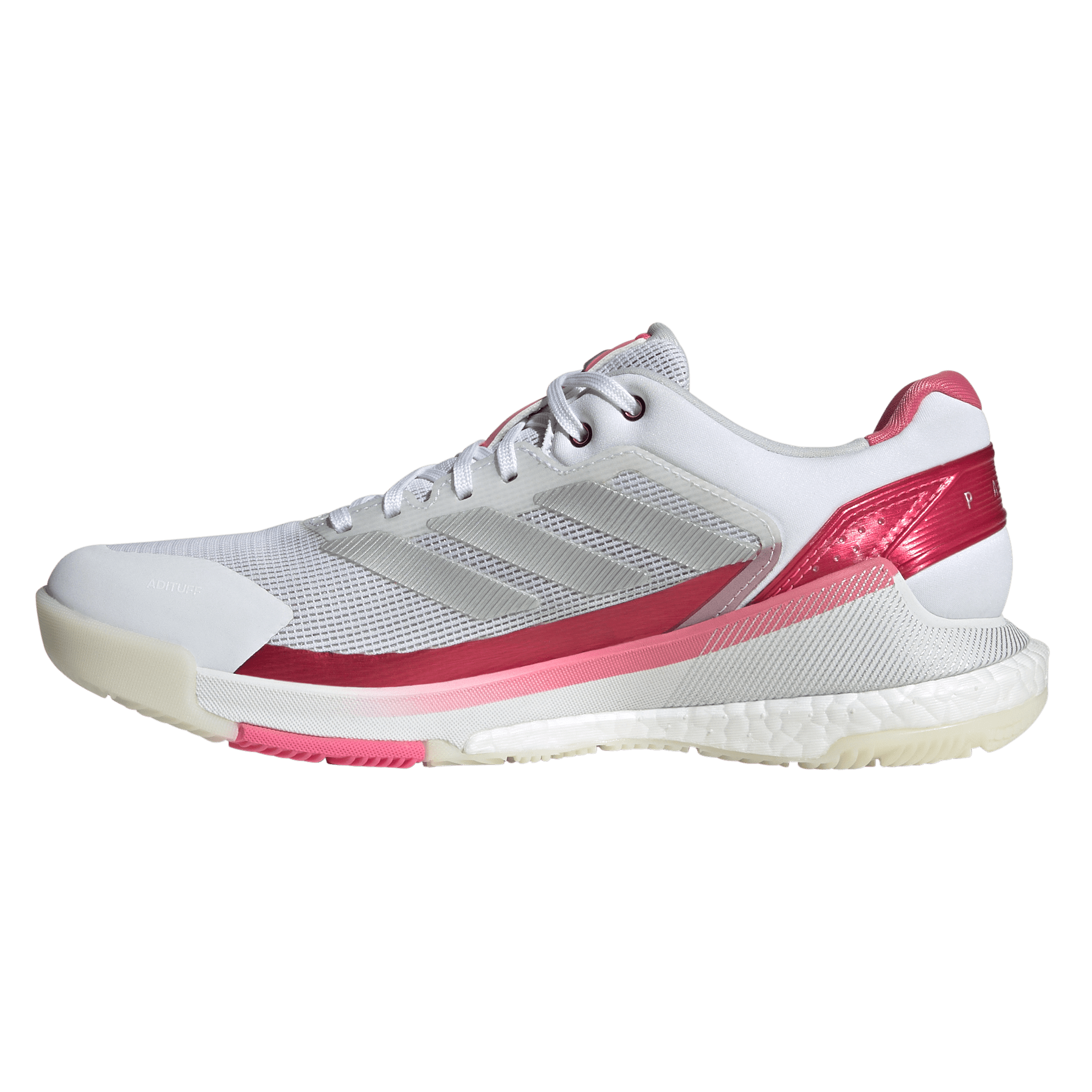 Adidas Women's Crazyquick Boost Padel Shoes - Cloud White - Padel Co