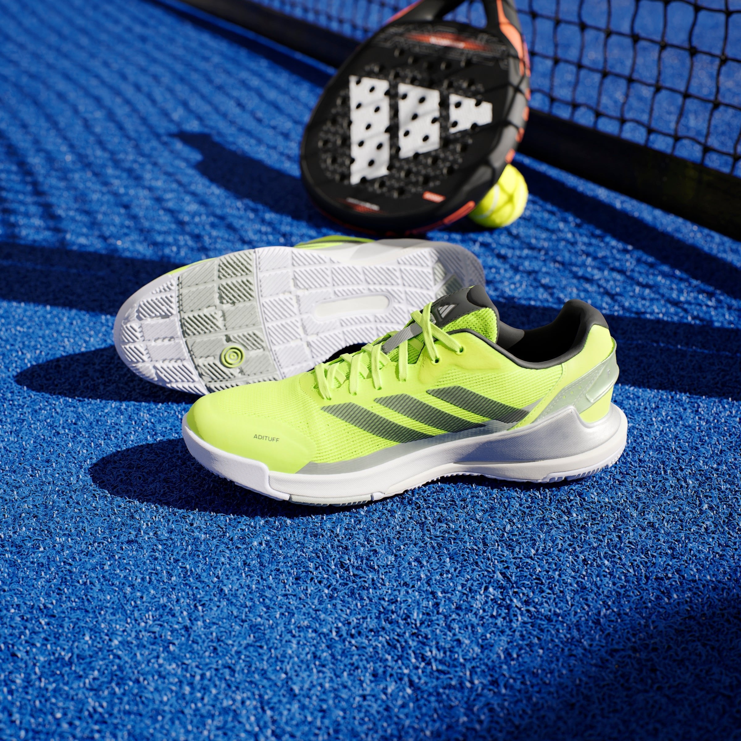 Adidas Men's Crazyquick LS Padel Shoes - Lucid Lemon - Padel Co