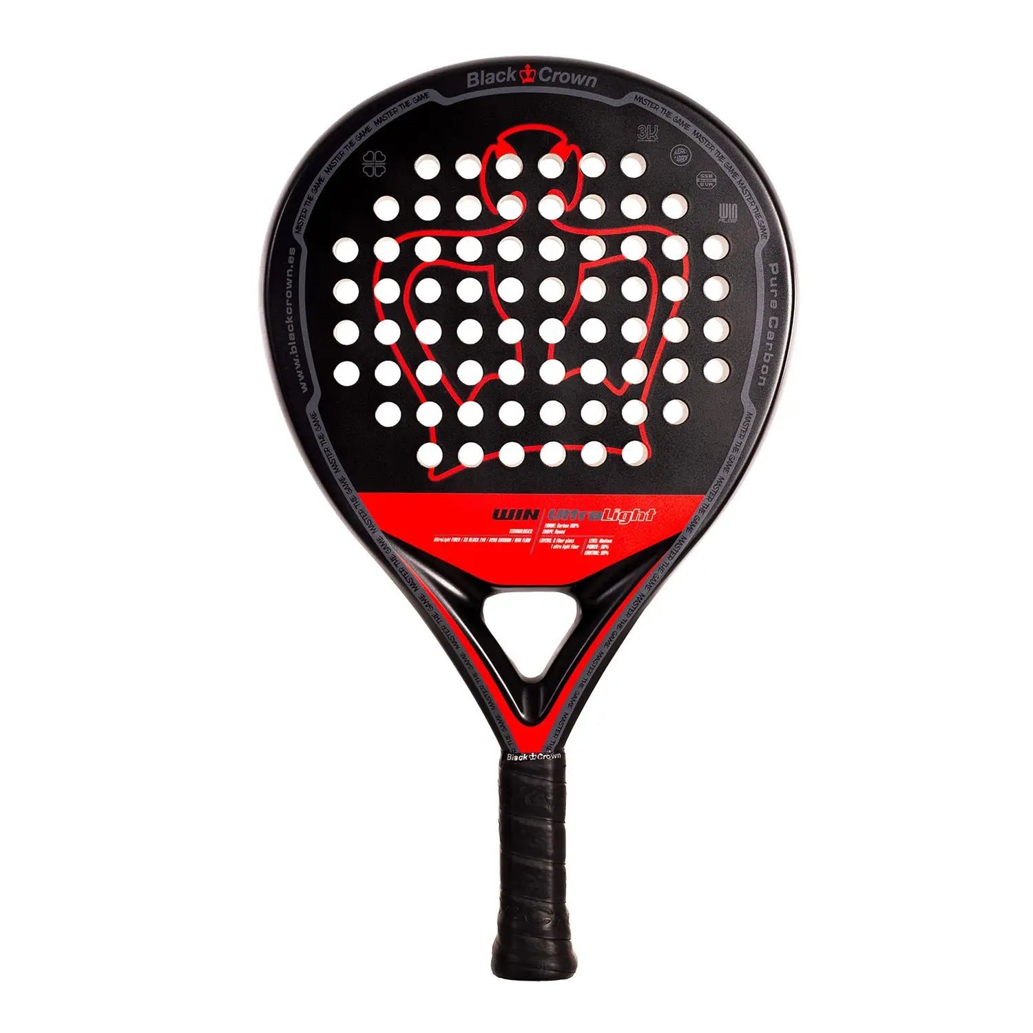 Black Crown Win Ultralight 2025 Padel Racket - Padel Co