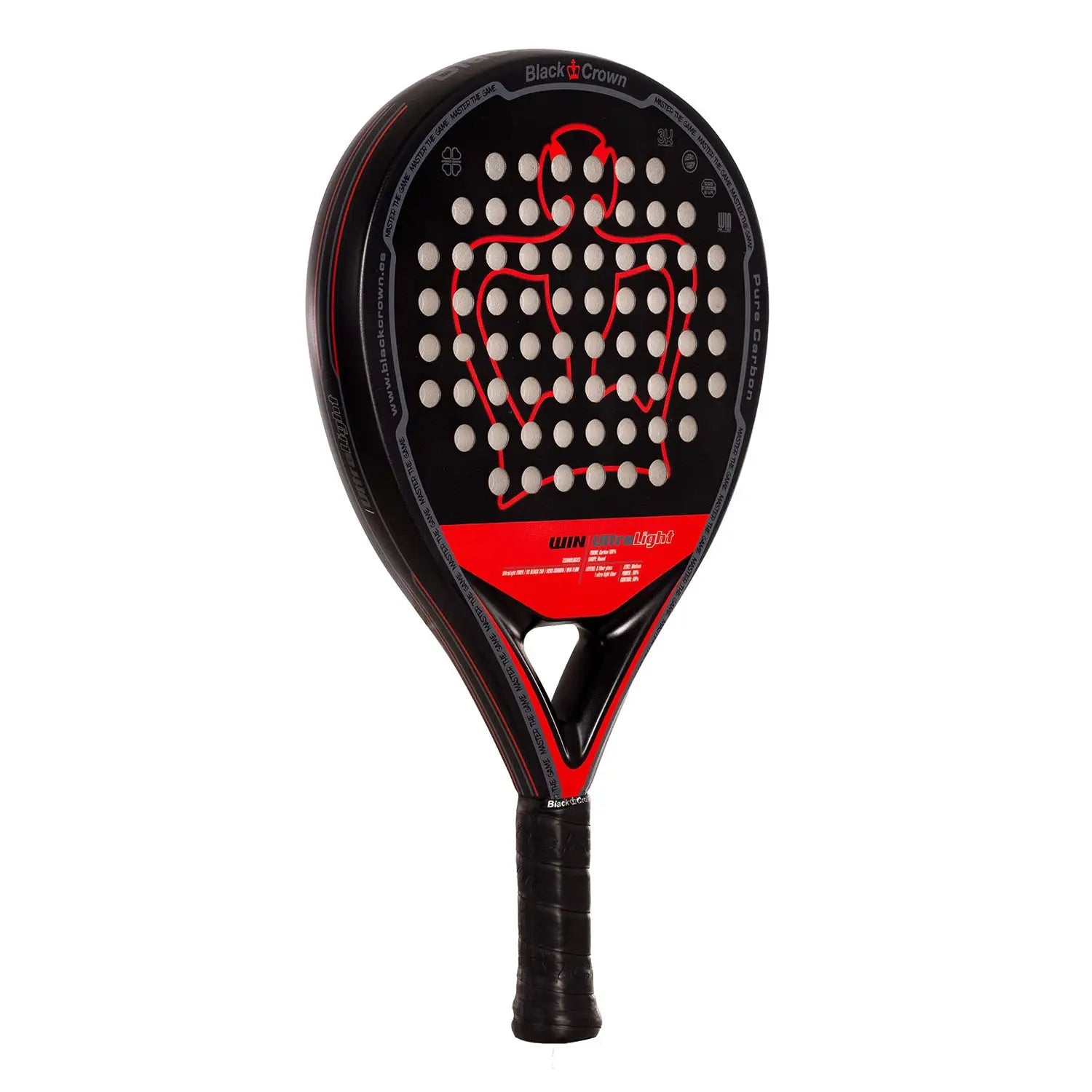 Black Crown Win Ultralight 2025 Padel Racket - Padel Co