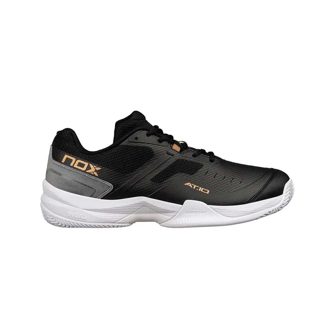 Nox Men's AT10 Pro Padel Shoes - Black/Gold - Padel Co