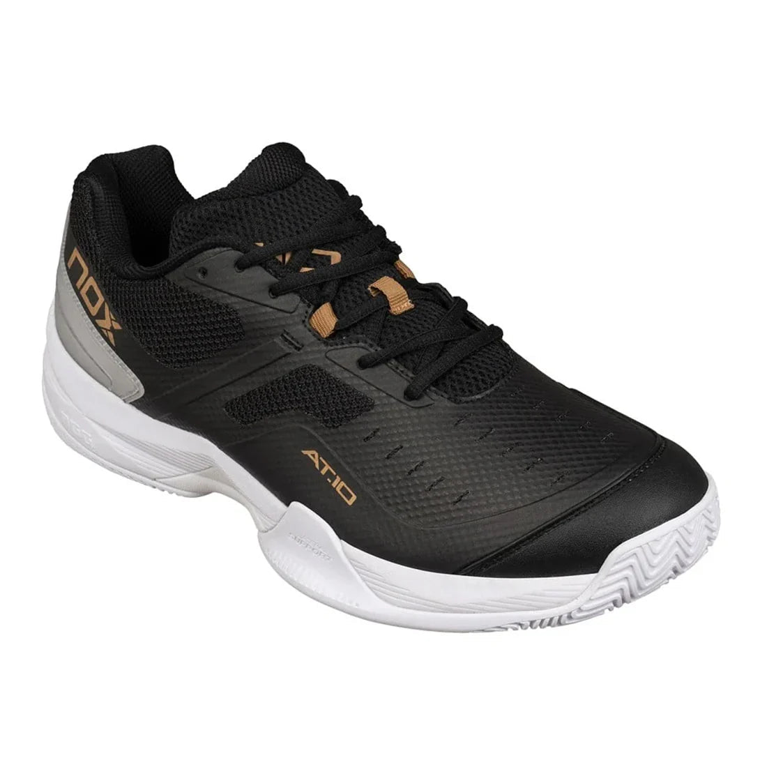 Nox Men's AT10 Pro Padel Shoes - Black/Gold - Padel Co